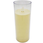 ŚWIECZKA LED 15CM ELEKTRYCZNY WKŁAD DO ZNICZY ŚWIECA EFEKT PŁOMIENIA ZNICZ (Zestaw 18 sztuk)