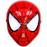 SPIDERMAN - STRÓJ DLA CHŁOPCA GRUBY Z MIEŚNIAMI DELUXE + MASKA NA TWARZ