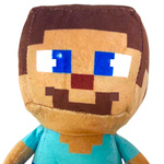 DUŻA PLUSZOWA MASKOTKA  MINECRAFT STEVE PLUSZAK POSTAĆ Z GRY PRZYTULANKA