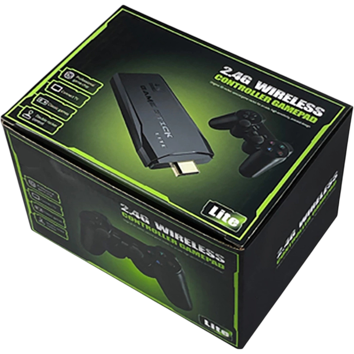 MEGA ZESTAW PROJEKTOR RZUTNIK ANDROID + KONSOLA RETRO 2x PAD