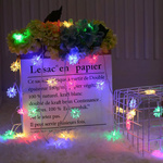 LAMPKI ŚWIĄTECZNE KSZTAŁT GWIAZD DEKORACJA ŁAŃCUCH LED KOLOROWE GWIAZDKI