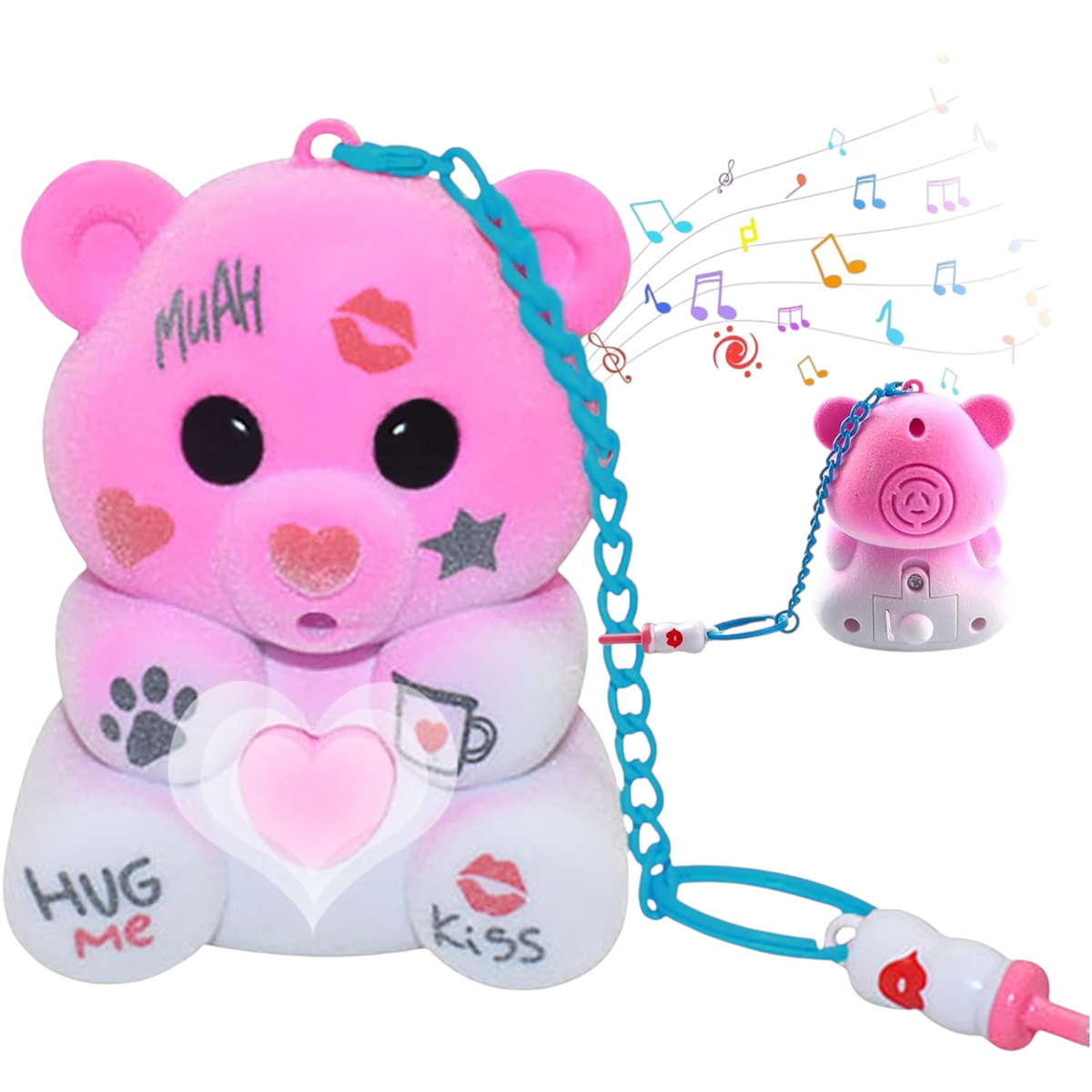 INTERAKTYWNY MIŚ POWTARZAJĄCY MÓWI NAGRYWA WIADOMOŚCI BUTELKA KARMIENIE