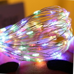 LAMPKI NA CHOINKĘ LED NA DRUCIKU ŚWIATEŁKA NA BATERIE DRUCIK OŚWIETLENIE 5M