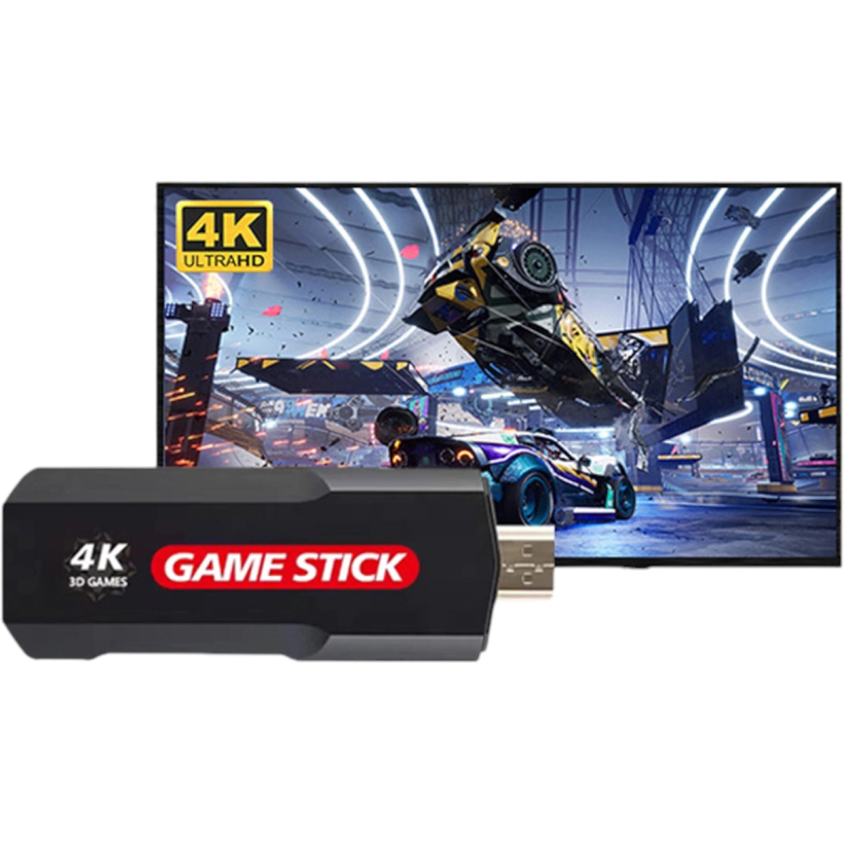 PROJEKTOR 4K LED KONSOLA GAME STICK PRO ANDROID 2 PADY GRY PILOT WIFI USB