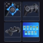 KONSOLA PRZENOŚNA RETRO GIERKA TELEWIZYJNA HDMI 20000 GIER 2 PADY EMULATOR