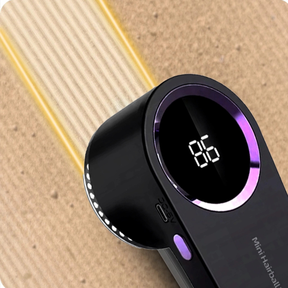 GOLARKA DO UBRAŃ TKANIN TAPICERKI SWETRÓW KANAPY MOCNA BEZPRZEWODOWA USB-C