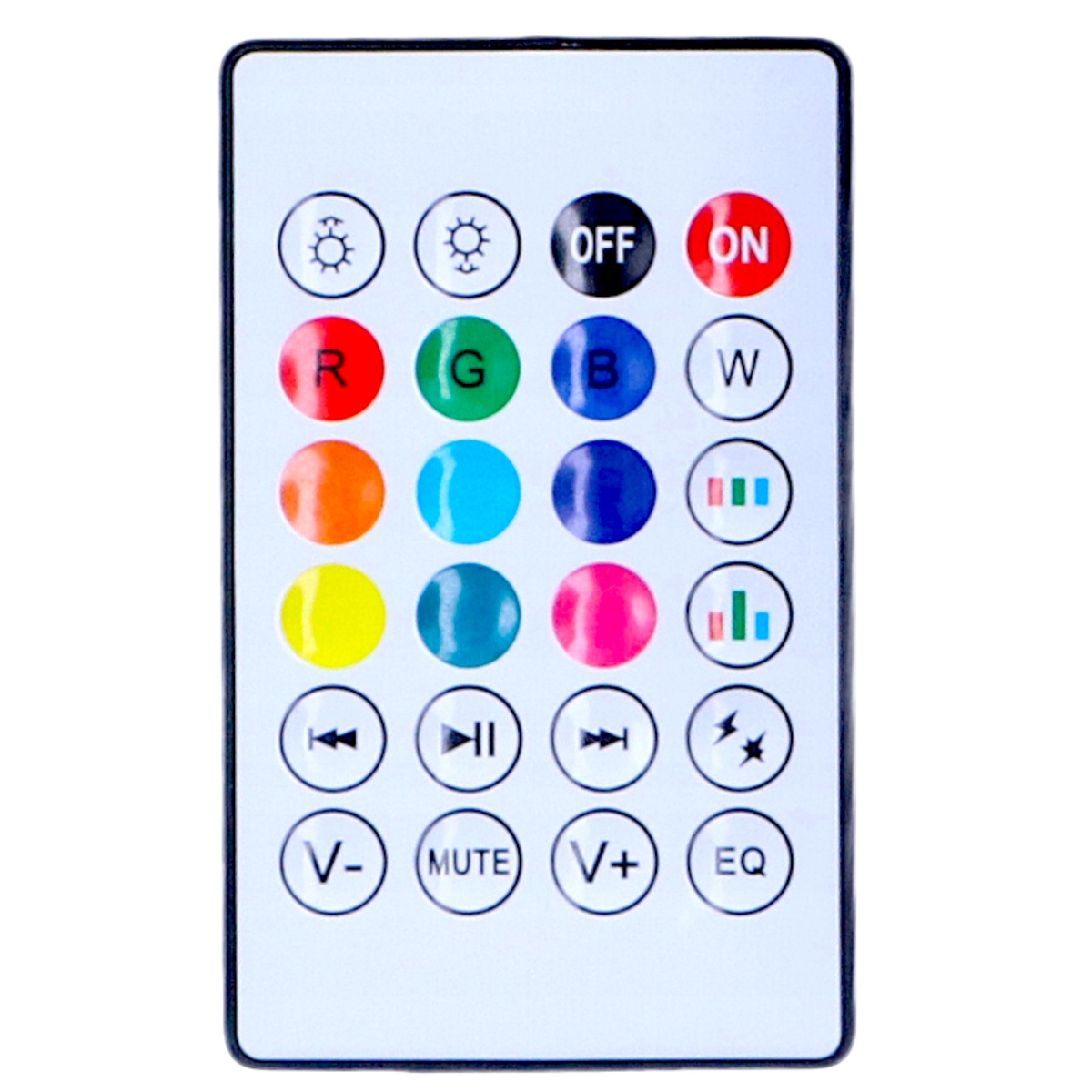 LAMPA LED SUFITOWA OBROTOWA INTELIGENTNA ŻARÓWKA GŁOŚNIK BLUETOOTH PILOT