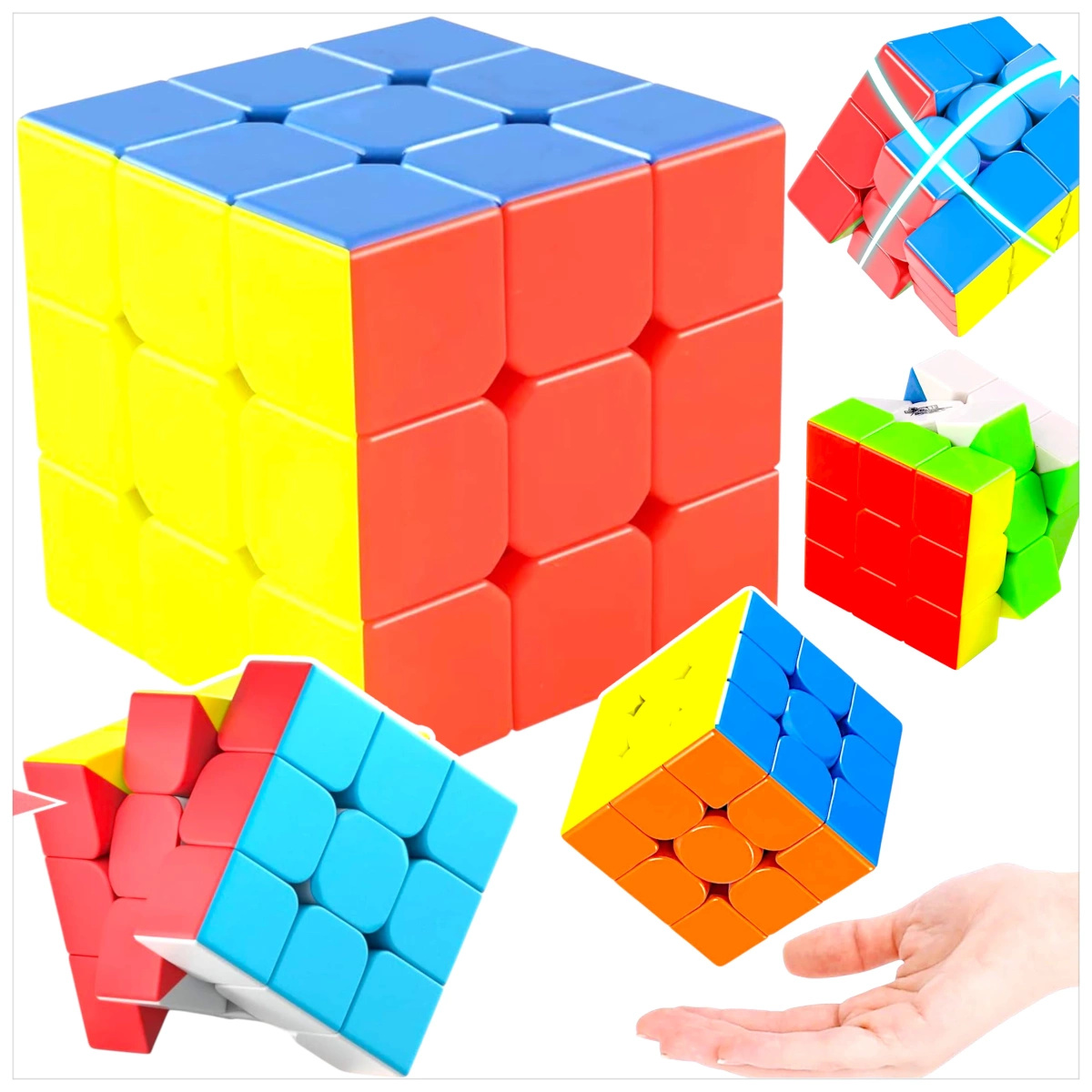 KOSTKA LOGICZNA 3X3X3 UKŁADANKA ŁAMIGŁÓWKA ZABAWKA EDUKACYJNA DLA DZIECI