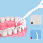 WYKAŁACZKI Z NICIĄ DENTYSTYCZNĄ NITKO WYKAŁACZKI DO ZĘBÓW ZESTAW 400 SZTUK