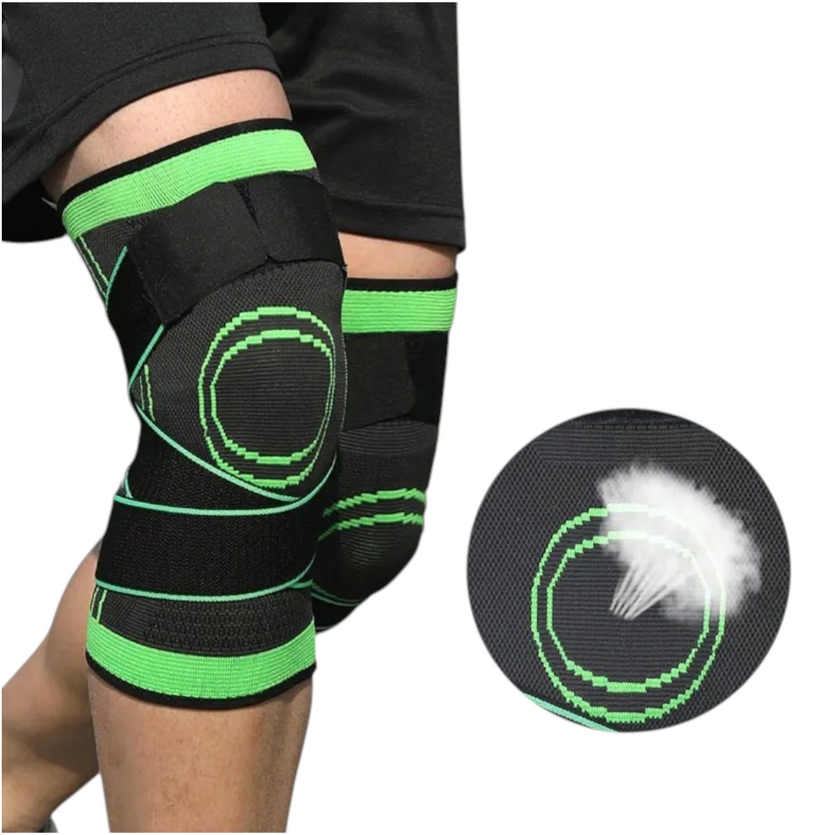 STABILIZATOR STAWU KOLANOWEGO OPASKA NA KOLANO UCISKOWA ELASTYCZNA ORTEZA