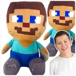 DUŻA PLUSZOWA MASKOTKA  MINECRAFT STEVE PLUSZAK POSTAĆ Z GRY PRZYTULANKA