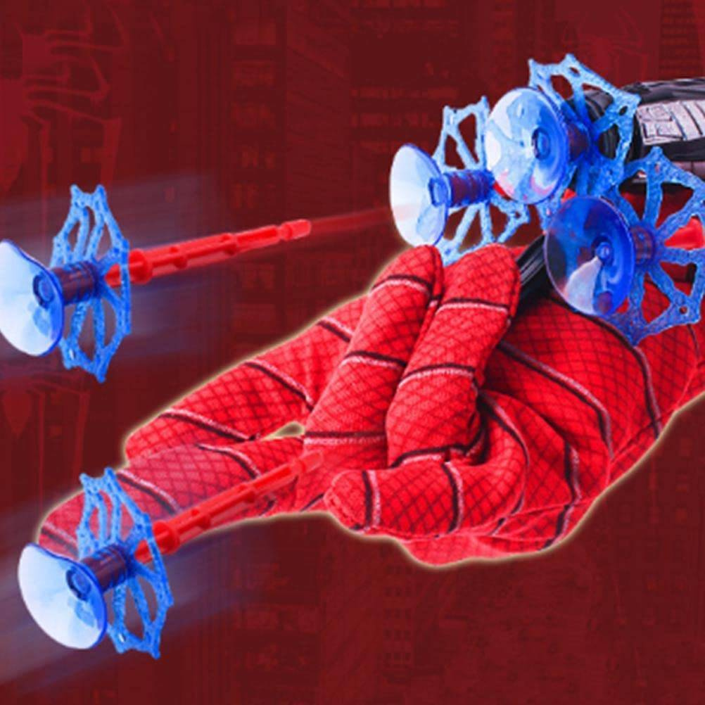 SPIDERMAN MEGA ZESTAW 5w1 FIGURKA 2x RĘKAWICA WYRZUTNIA SIECI MASKA KOSTIUM