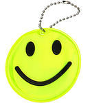 BRELOCZEK ODBLASKOWY ZAWIESZKA DO PLECAKA BUŹKA DO TORNISTRA BRELOK UŚMIECH