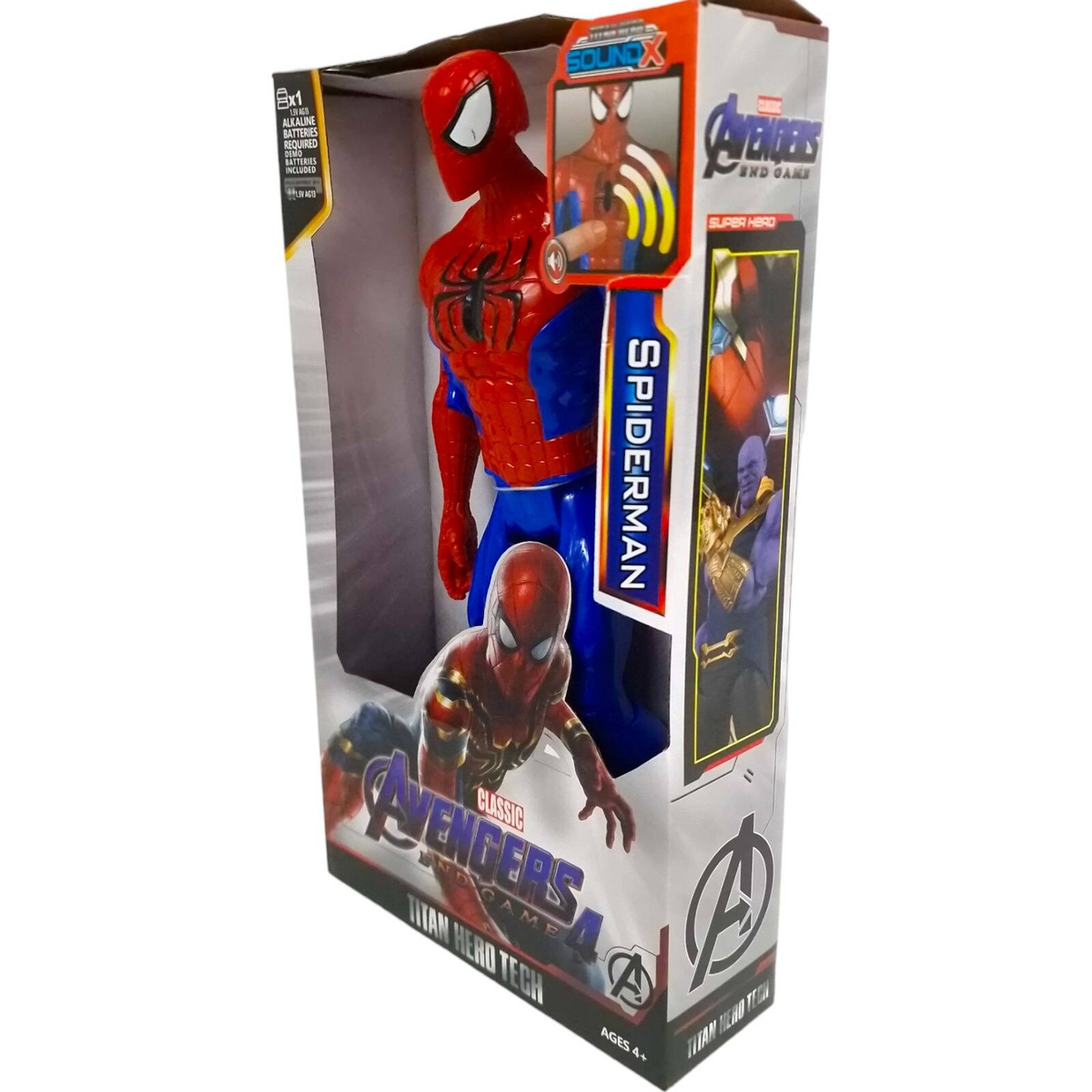 SPIDERMAN DUŻA FIGURKA INTERAKTYWNA SPIDER MAN ŚWIATŁO DŹWIĘK AVENGERS