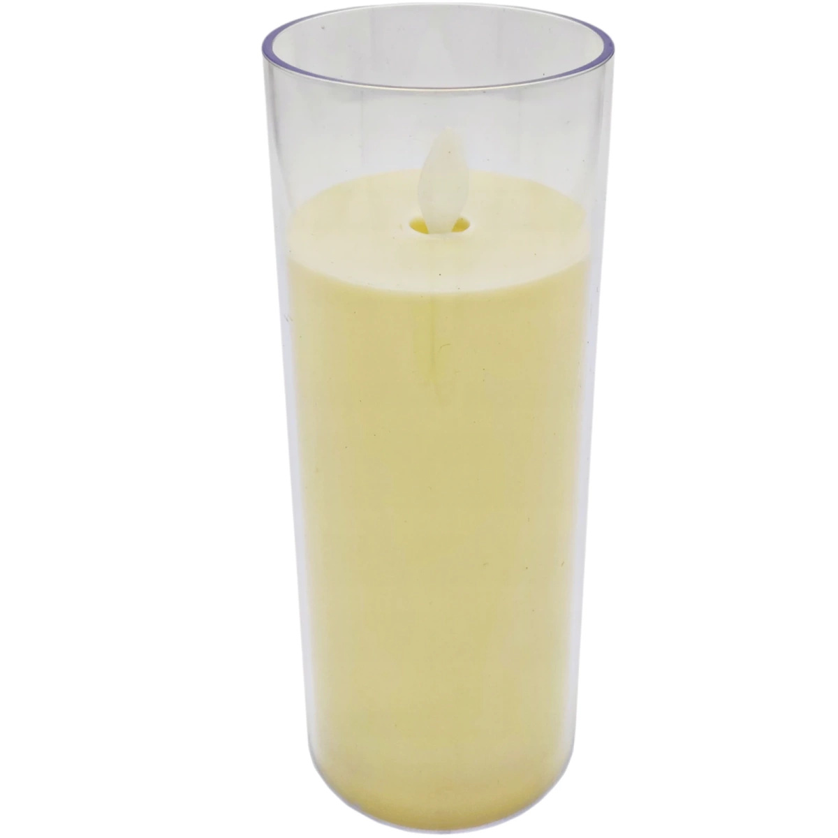 ŚWIECZKA LED 15CM ELEKTRYCZNY WKŁAD DO ZNICZY ŚWIECA EFEKT PŁOMIENIA ZNICZ (Zestaw 6 sztuk)