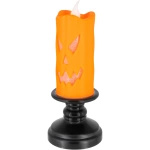 LAMPKA ELEKTRYCZNA NA HALLOWEEN OZDOBA ŚWIECZKA DYNIA ŚWIECA LED 13CM