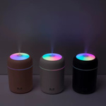 NAWILŻACZ POWIETRZA DYFUZOR AROMATERAPIA LAMPKA NOCNA LED RGB Z PILOTEM USB