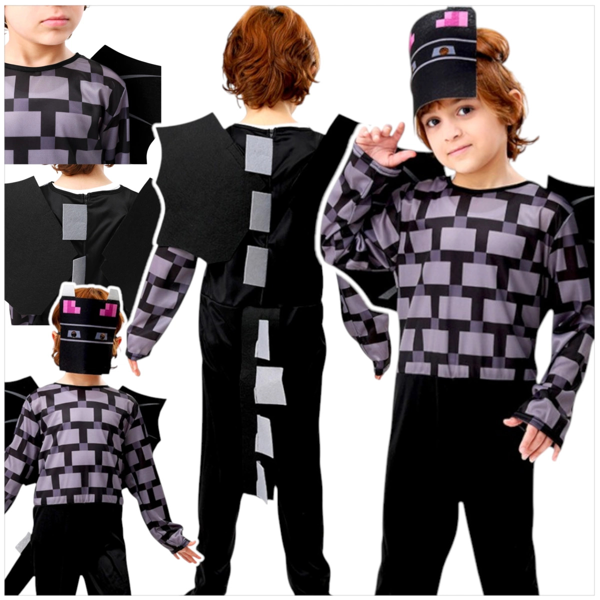 MINECRAFT STRÓJ SMOKA ENDERDRAGON rozmiar M