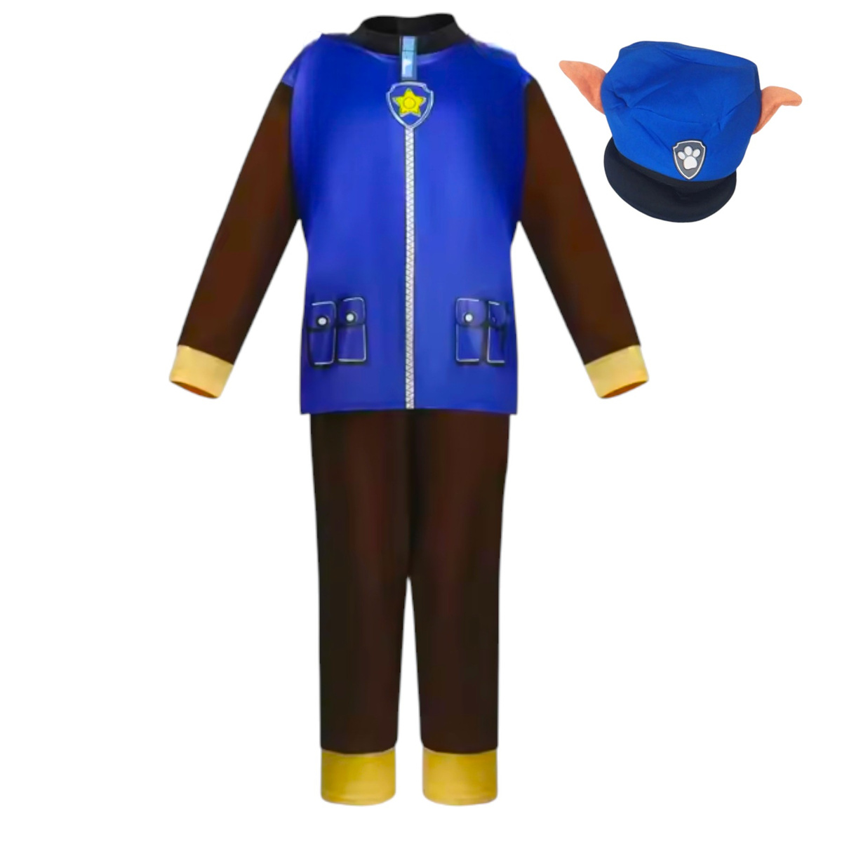 PSI PATROL KOSTIUM CHASE STRÓJ ROZMIAR S PRZEBRANIE NA IMPREZĘ 3w1