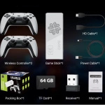 KONSOLA PRZENOŚNA RETRO M8 40000 GIER 2 PADY HDMI 4K PRO GIERKA TELEWIZYJNA