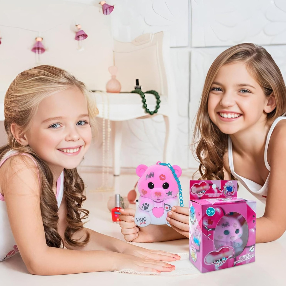 INTERAKTYWNY MIŚ POWTARZAJĄCY MÓWI NAGRYWA WIADOMOŚCI BUTELKA KARMIENIE