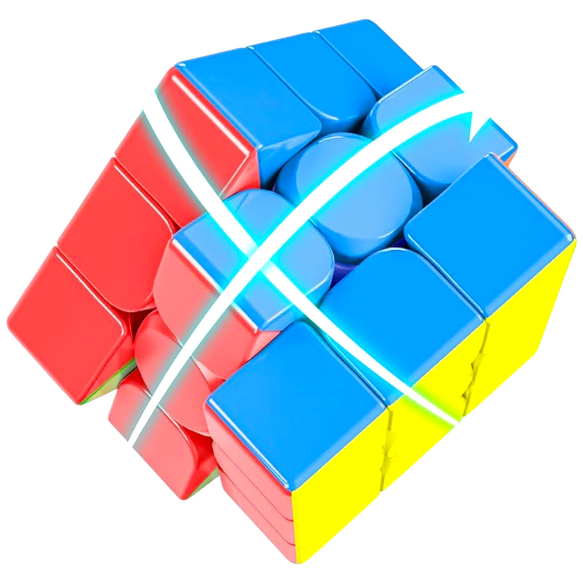 KOSTKA LOGICZNA 3X3X3 UKŁADANKA ŁAMIGŁÓWKA ZABAWKA EDUKACYJNA DLA DZIECI