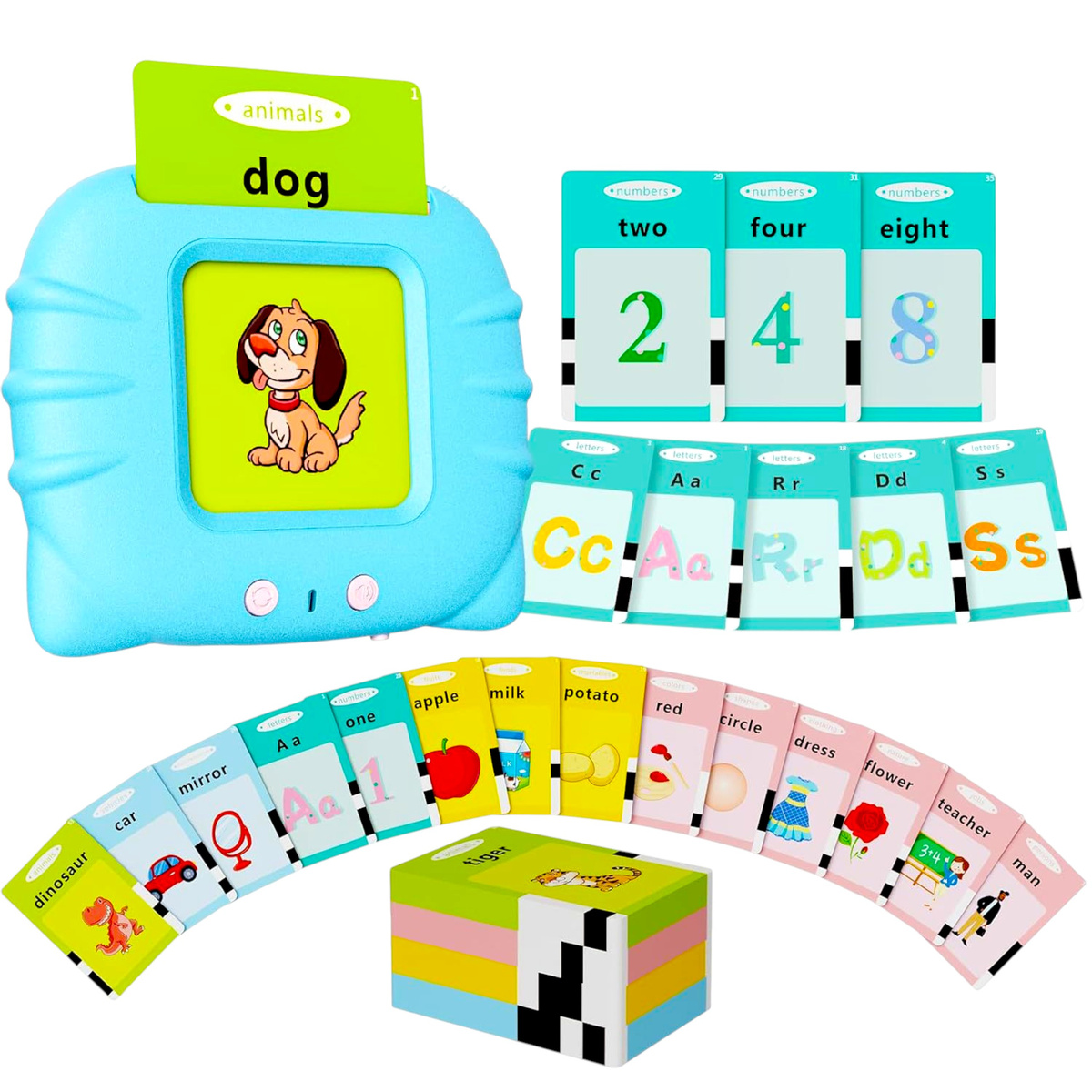 CZYTNIK KART DO NAUKI ANGIELSKIEGO 224 SŁÓWKA EDU DLA DZIECI 224 SŁÓWKA