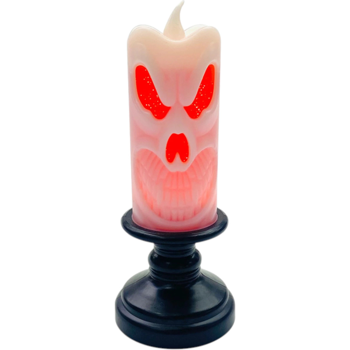 LAMPKA ELEKTRYCZNA NA HALLOWEEN OZDOBA ŚWIECZKA DUCH DYNIA ŚWIECA LED 13CM