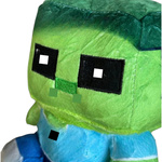 MINECRAFT BABY ZOMBIE PLUSZOWA MASKOTKA Z GRY PLUSZAK DUŻA PRZYTUALNKA 