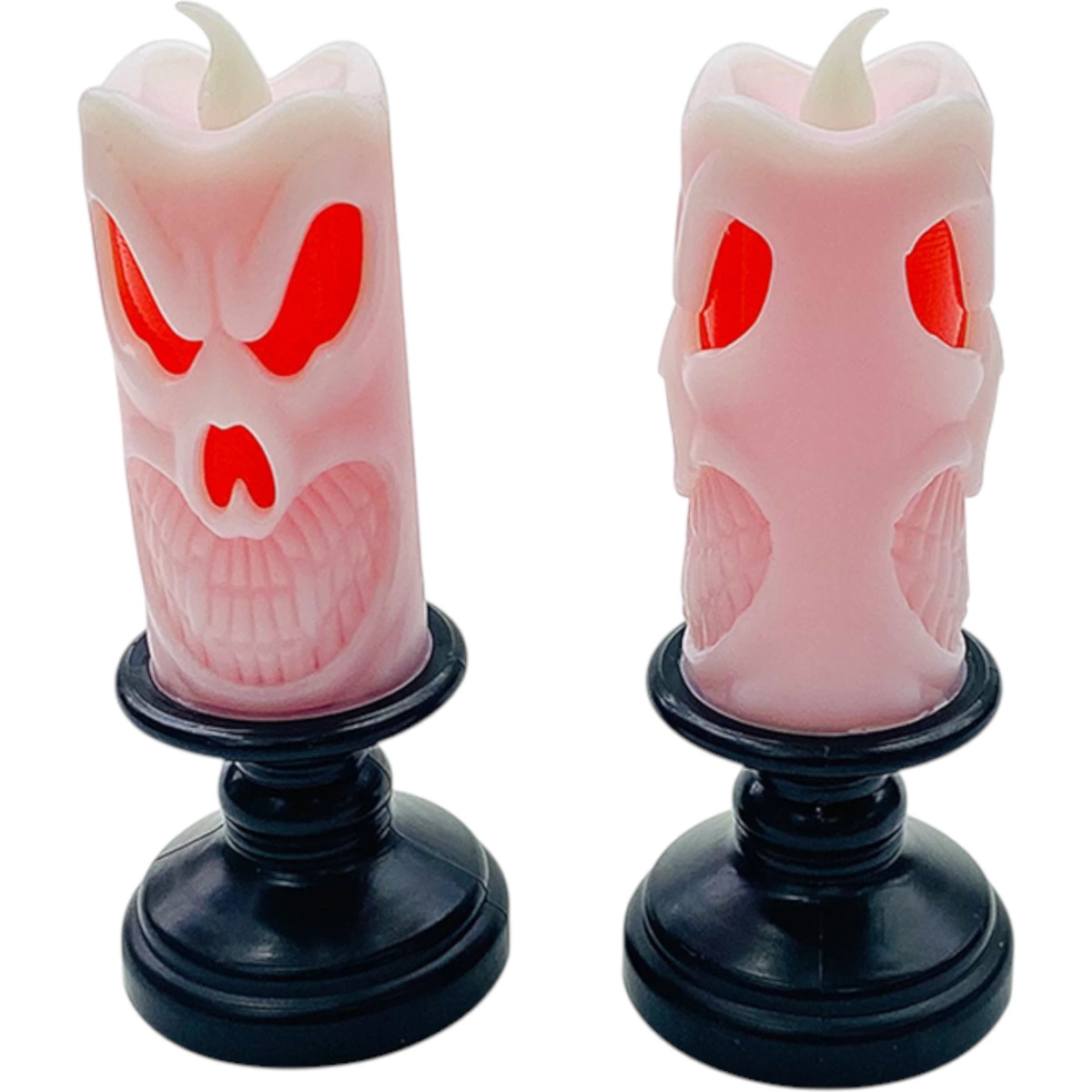 LAMPKA ELEKTRYCZNA NA HALLOWEEN OZDOBA ŚWIECZKA DUCH DYNIA ŚWIECA LED 13CM