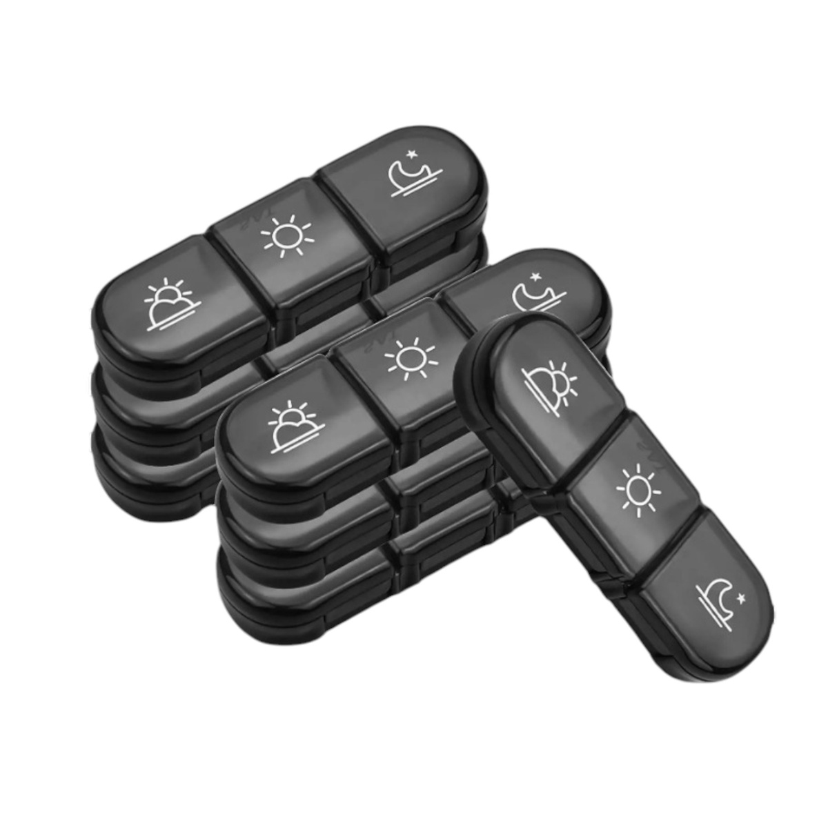 KASETKA TYGODNIOWA NA LEKI POJEMNIK NA 7 DNI PORY DNIA PUDEŁKO ORGANIZER