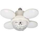 LAMPA LED SUFITOWA OBROTOWA INTELIGENTNA ŻARÓWKA GŁOŚNIK BLUETOOTH PILOT