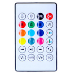 LAMPA LED SUFITOWA OBROTOWA INTELIGENTNA ŻARÓWKA GŁOŚNIK BLUETOOTH PILOT