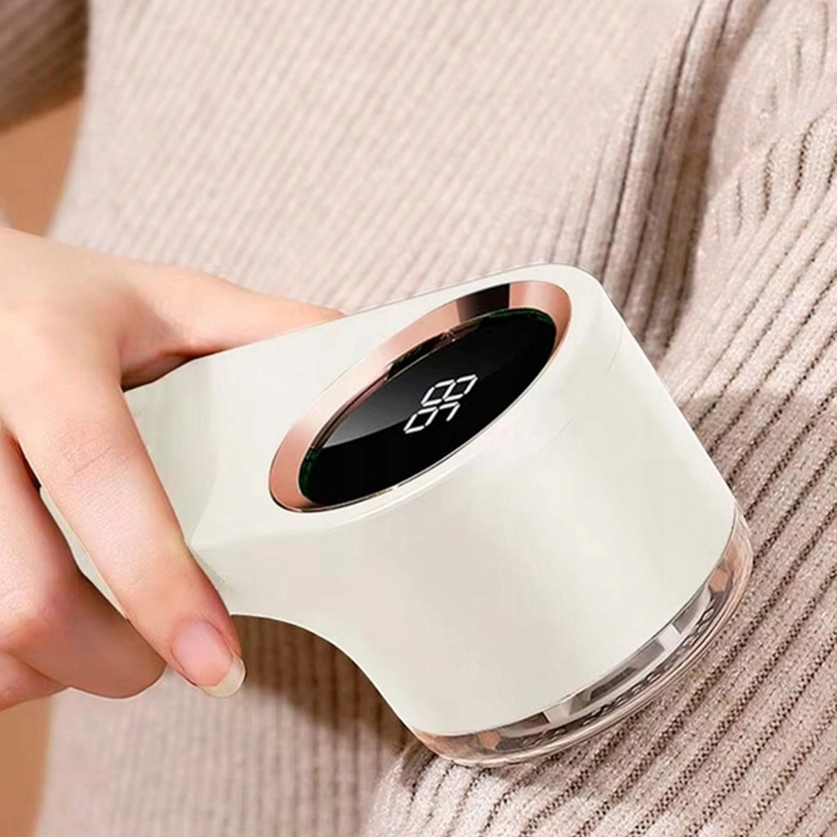 GOLARKA DO UBRAŃ TKANIN TAPICERKI SWETRÓW KANAPY MOCNA BEZPRZEWODOWA USB-C