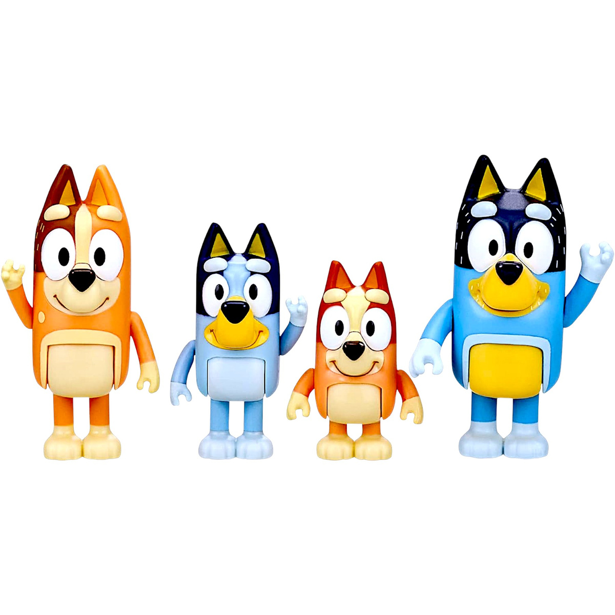 FIGURKI BLUEY I BINGO ZESTAW FIGUREK 4 SZTUKI RODZINA PIESKI FIGURKA MAMA