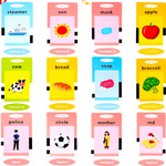 CZYTNIK KART DO NAUKI ANGIELSKIEGO 224 SŁÓWKA EDU DLA DZIECI 224 SŁÓWKA