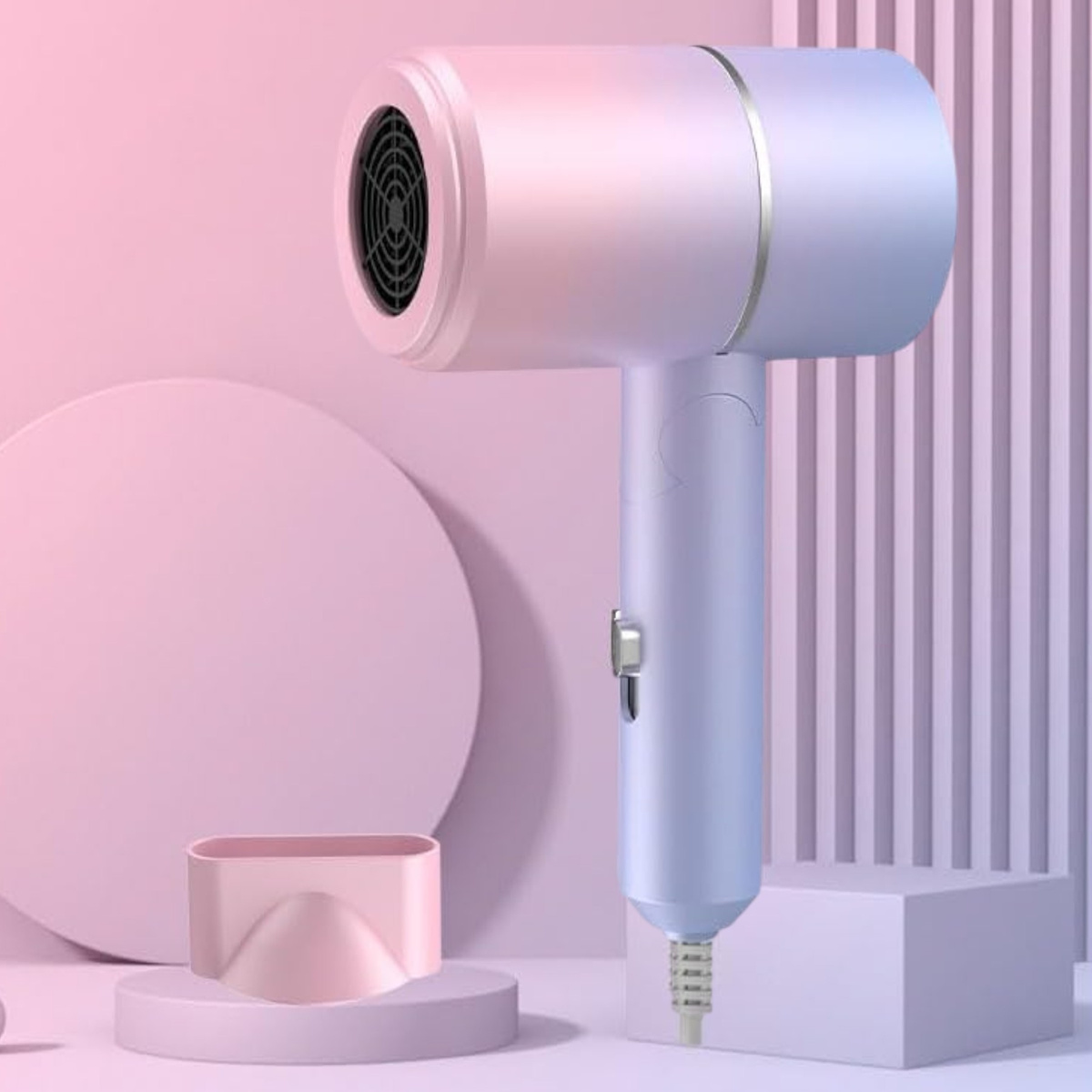 SKŁADANA SUSZARKA DO WŁOSÓW MEGA MOCNA JONOWA KONCENTRATOR PRZENOŚNA 2000W