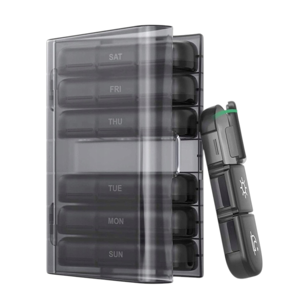 KASETKA TYGODNIOWA NA LEKI POJEMNIK NA 7 DNI PORY DNIA PUDEŁKO ORGANIZER