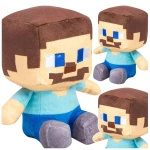 DUŻA MASKOTKA STEVE MINECRAFT PRZYTULANKA PLUSZAK LUDEK Z GRY MIĘKKA POSTAĆ