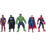 AVENGERS DUŻY ZESTAW 5w1 FIGURKA SPIDERMAN BATMAN HULK SUPERMAN FIGURKI 