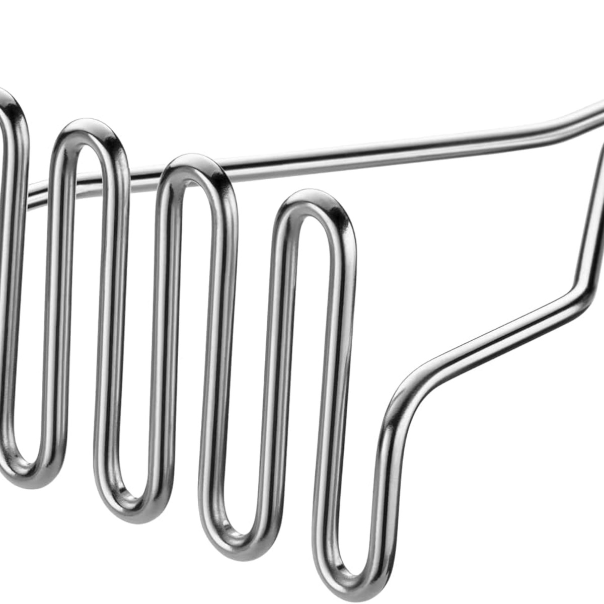  TŁUCZEK PRASKA DO ZIEMNIAKÓW PUREE OGRĄGŁY UGNIATACZ UBIJAK METALOWY 24CM
