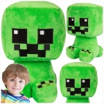 MINECRAFT ZIELONY LUDZIK DUŻA PLUSZOWA MASKOTKA PLUSZAK POSTAĆ Z GRY KRIPER