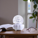 LAMPA DYSKOTEKOWA OBROTOWA LED DEKORACJA DESIGNERSKA KOLOROWY KRYSZTAŁ