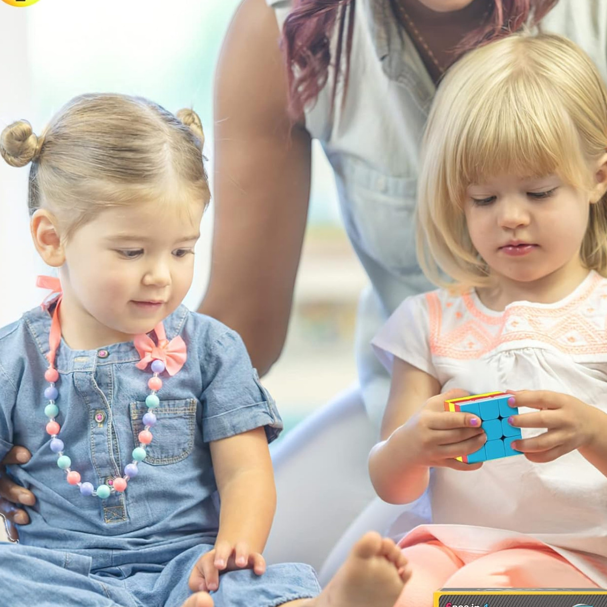 KOSTKA LOGICZNA 3X3X3 UKŁADANKA ŁAMIGŁÓWKA ZABAWKA EDUKACYJNA DLA DZIECI