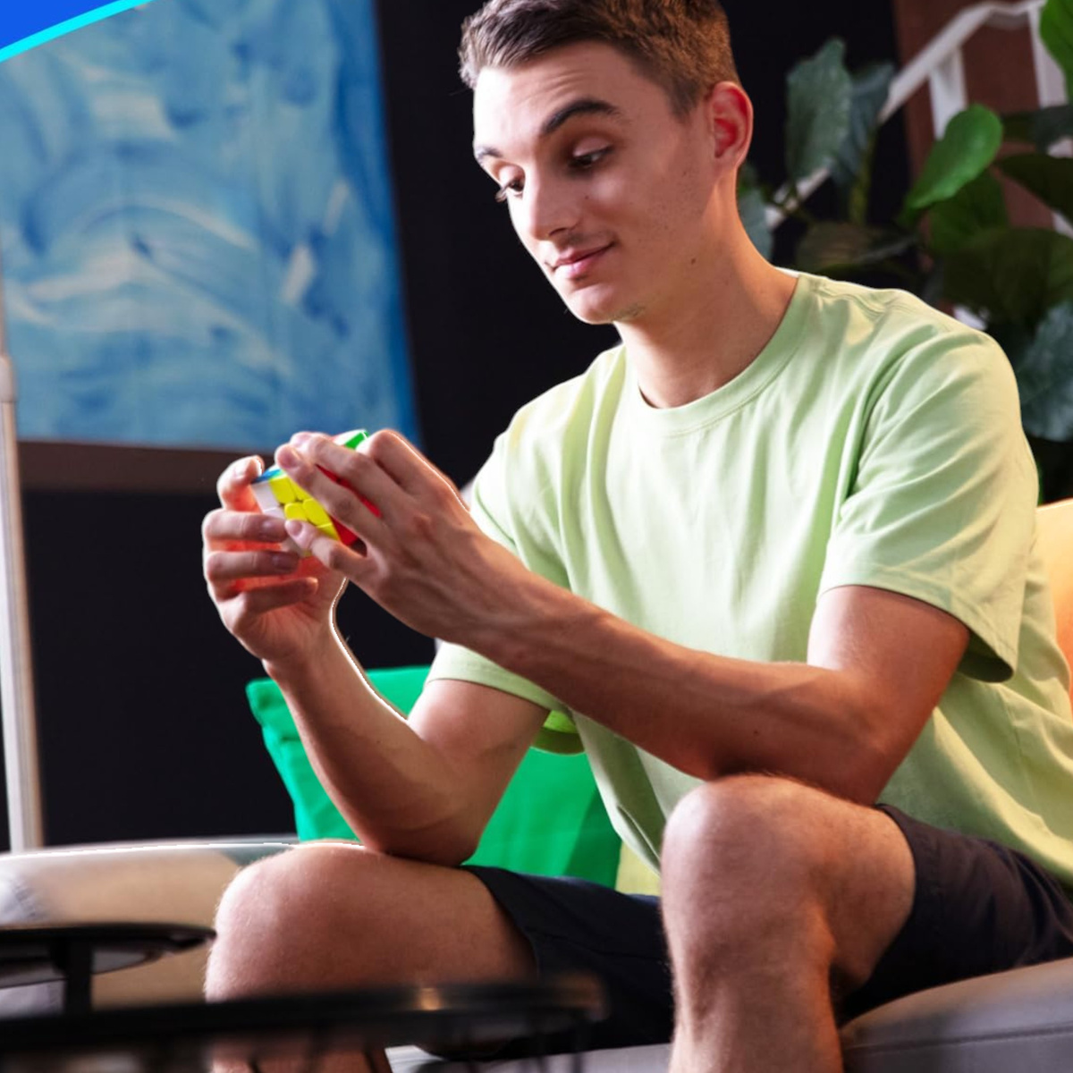 KOSTKA LOGICZNA 3X3X3 UKŁADANKA ŁAMIGŁÓWKA ZABAWKA EDUKACYJNA DLA DZIECI