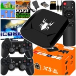 KONSOLA RETRO 2 PADY GRA TELEWIZYJNA PILOT ANDROID TV GRY SERIALE HDMI 4K