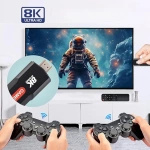 MEGA ZESTAW PROJEKTOR RZUTNIK ANDROID + KONSOLA RETRO 2x PAD 