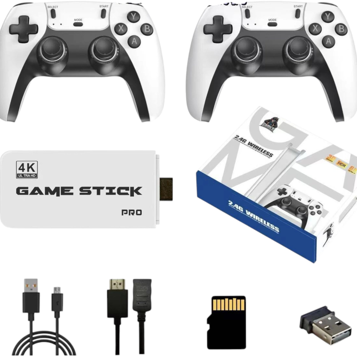 KONSOLA RETRO GRA TELEWIZYJNA M15 Wireless 20000 GIER 15 EMULATORÓW 2 PADY