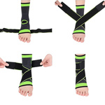 STABILIZATOR STAWU SKOKOWEGO OPASKA ELASTYCZNA UCISKOWA NA KOSTKĘ NA STOPĘ