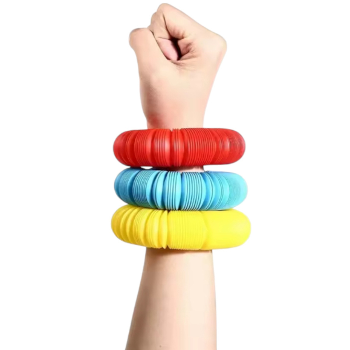 DUŻA RURKA ANTYSTRESOWA SENSORYCZNA GNIOTEK RURA POP TUBE XXL MEGA ROZCIĄGLIWA - ZESTAW 4 SZTUKI